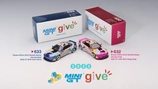 <img class='new_mark_img1' src='https://img.shop-pro.jp/img/new/icons1.gif' style='border:none;display:inline;margin:0px;padding:0px;width:auto;' />MINI GT 1/64 Nissan Silvia S15 Rockey Bunny Chrome Pink 632 Chrome Blue 633  give 2Ȥ