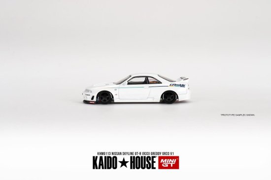 KAIDO☆HOUSE 1/64 NISSAN SKYLINE GT-R (R33) GREDDY GR33 V1 ...