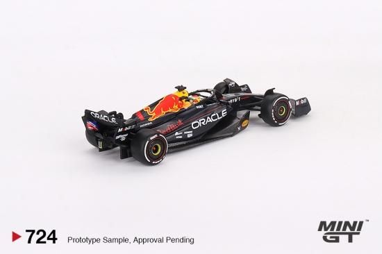 MINI GT 1/64 Oracle Red Bull RB19 #1 Max Verstappen Winner