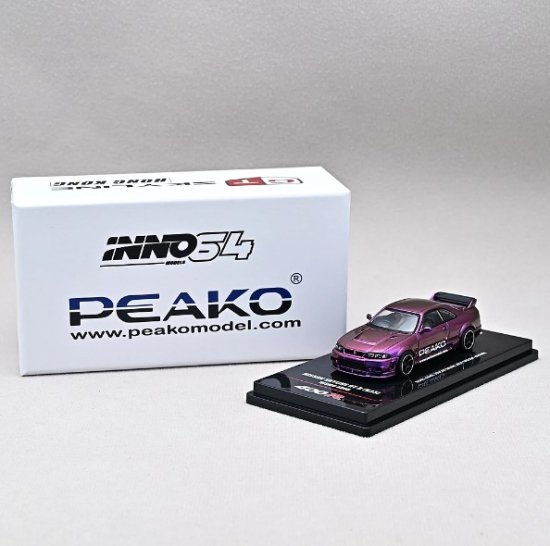 INNO X Peako 1/64 NISSAN SKYLINE GT-R R33 NISMO 400R Mid Purple 