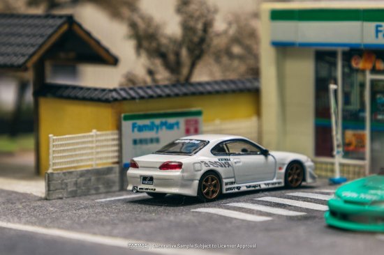 Tarmac Works 1/64 日産 シルビア Nissan Silvia S15 White Metallic 