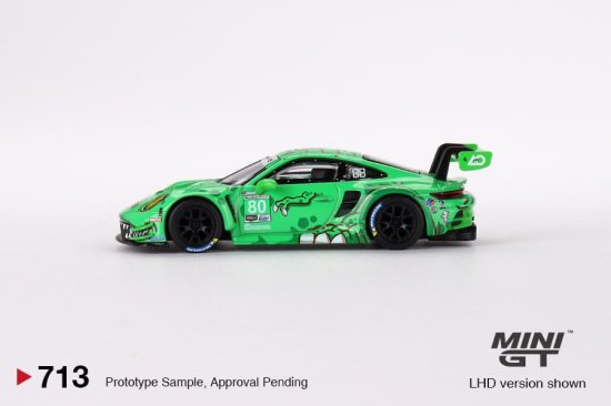 MINI GT 1/64 ポルシェ Porsche 911 GT3 R #80 GTD AO Racing (2023 IMSA Sebring  12Hrs)- ミニカー専門店 RideON