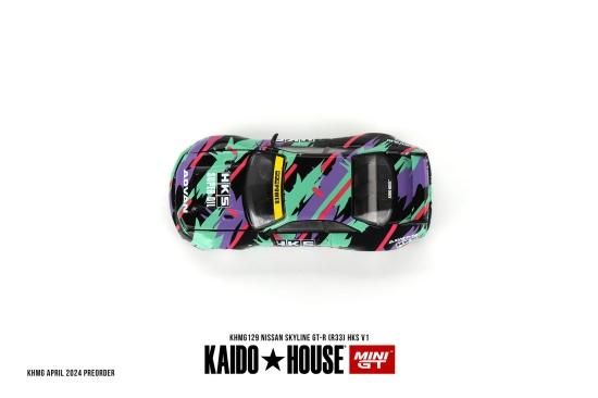 KAIDO☆HOUSE 1/64 NISSAN SKYLINE GT-R (R33) HKS V1 FACTORY