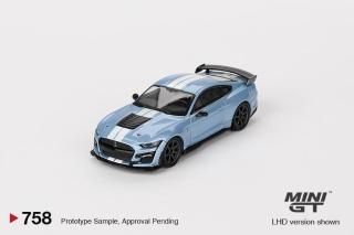 <img class='new_mark_img1' src='https://img.shop-pro.jp/img/new/icons1.gif' style='border:none;display:inline;margin:0px;padding:0px;width:auto;' />7ʹͽ MINI GT 1/64 Ford Mustang Shelby GT500  Heritage Edition Blue ե ޥ ӡ 758R 