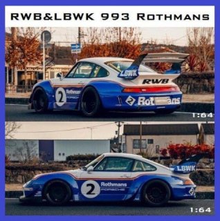 <img class='new_mark_img1' src='https://img.shop-pro.jp/img/new/icons1.gif' style='border:none;display:inline;margin:0px;padding:0px;width:auto;' />7ʹͽ Top Models 1/64 ݥ륷 Porsche RWB 993 Rothmans