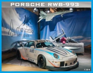 <img class='new_mark_img1' src='https://img.shop-pro.jp/img/new/icons1.gif' style='border:none;display:inline;margin:0px;padding:0px;width:auto;' />7ʹͽ Top Models 1/64 ݥ륷 Porsche RWB 993 Motozolo Combat Gray