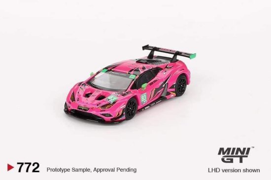 MINI GT 1/64 ランボルギーニ ウラカン GT3 EVO2 IMSA デイトナ24時間 2023 #83 Iron Dames  (左ハンドル) - ミニカー専門店 RideON