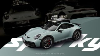 <img class='new_mark_img1' src='https://img.shop-pro.jp/img/new/icons1.gif' style='border:none;display:inline;margin:0px;padding:0px;width:auto;' />7ʹͽ Sparky 1/64 Porsche 911 2023 Dakar 3.0 ɥ꡼
