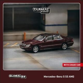 <img class='new_mark_img1' src='https://img.shop-pro.jp/img/new/icons12.gif' style='border:none;display:inline;margin:0px;padding:0px;width:auto;' />Tarmac Works GLOBAL64 1/64 Mercedes-Benz S 55 AMG
Bordeaux Red Metallic