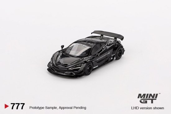 MINI GT 1/64 マクラーレン McLaren 720S LB-Works Black 777- ミニカー専門店 RideON