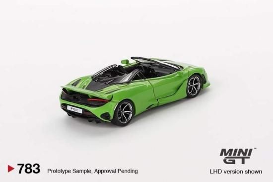 MINI GT 1/64 McLaren 750S Spider Mantis Green- ミニカー専門店 RideON