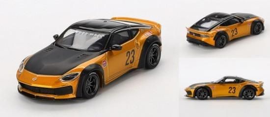 MINI GT 1/64 日産 Z LB☆NATION WORKS LB Gold（右ハンドル