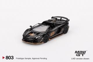 <img class='new_mark_img1' src='https://img.shop-pro.jp/img/new/icons1.gif' style='border:none;display:inline;margin:0px;padding:0px;width:auto;' />12ʹͽ MINI GT 1/64 Lamborghini Aventador SVJ 63 Roadster Nero Aldebaran 803BL ֥ꥹ
