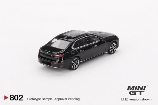 MINI GT 1/64 BMW i7 eDrive50 Black Sapphire 802 -ミニカー