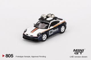 <img class='new_mark_img1' src='https://img.shop-pro.jp/img/new/icons1.gif' style='border:none;display:inline;margin:0px;padding:0px;width:auto;' />11ʹͽ MINI GT 1/64 Porsche 911 Dakar Rallye Design Package White/Gentian Blue Metallic 805R  Ȣ
