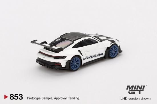 MINI GT 1/64 Porsche 911 (992) GT3 RS Weissach Package White