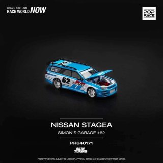 <img class='new_mark_img1' src='https://img.shop-pro.jp/img/new/icons1.gif' style='border:none;display:inline;margin:0px;padding:0px;width:auto;' />11ͽ POP RACE 1/64 NISSAN R34 STAGEA SIMON'S GARAGE #62All In Tuning ǻ2024 񥤥٥ȸ