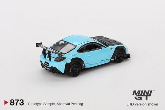MINI GT 1/64 Toyota GR86 LB☆Nation ベイビーブルー （左