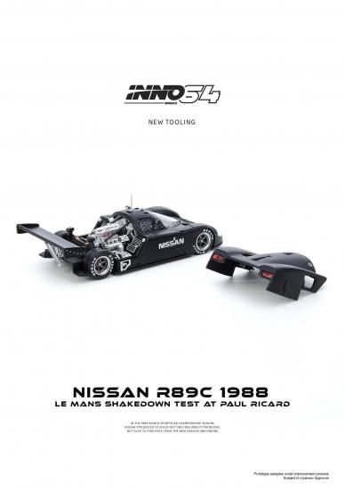 INNO 1/64 Nissan R89C 1988 Le Mans Shake Down Test At Paul