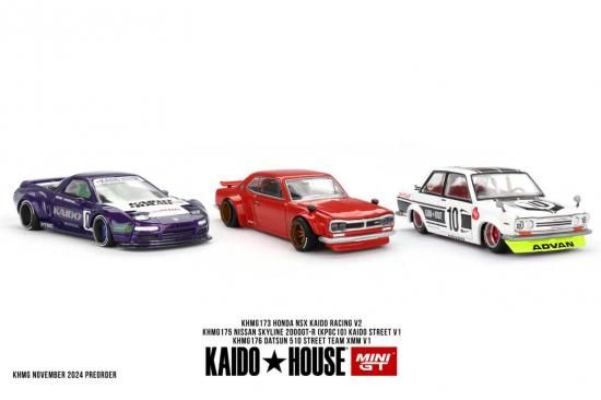 KAIDO☆HOUSE 1/64 ダットサン DATSUN 510 STREET TEAM XMM V1