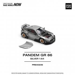 <img class='new_mark_img1' src='https://img.shop-pro.jp/img/new/icons1.gif' style='border:none;display:inline;margin:0px;padding:0px;width:auto;' />6ʹͽ POP RACE 1/64 PANDEM GR86 SILVER ѥǥ С