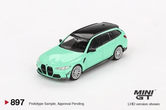 MINI GT 1/64 BMW M3 M Performance Touring Mint Green 897