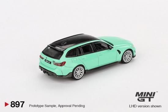 MINI GT 1/64 BMW M3 M Performance Touring Mint Green 897