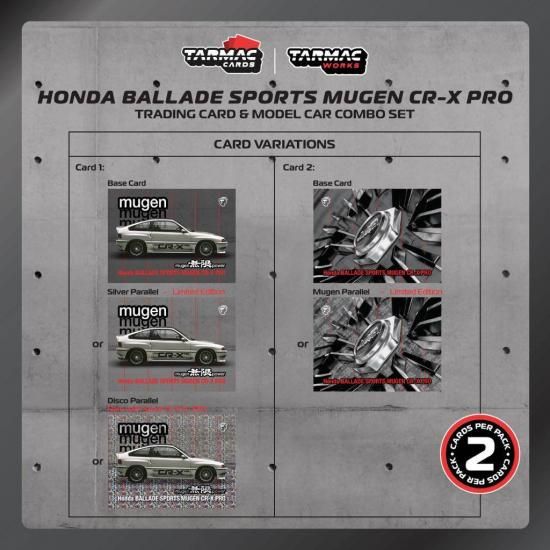 Tarmac Works 1/64 ホンダ バラードスポーツ 無限 HONDA Ballade