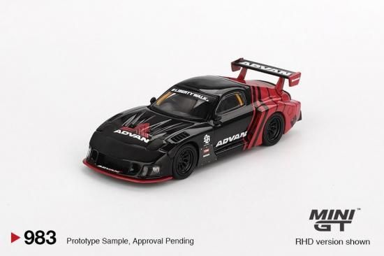 MINI GT 1/64 マツダ LBスーパーシルエット アドバン Mazda RX-7