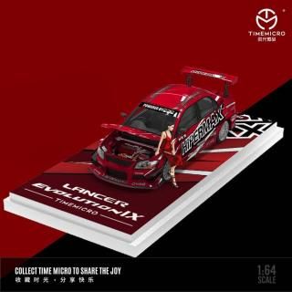 <img class='new_mark_img1' src='https://img.shop-pro.jp/img/new/icons1.gif' style='border:none;display:inline;margin:0px;padding:0px;width:auto;' />10ʹͽ TM TimeMicro 1/64 ɩ 󥵡 ܥ塼 EVO IX 9 ܥͥåȳ HIPERMAX Transparent Red ե奢դ
