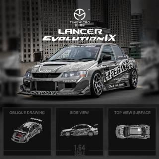 <img class='new_mark_img1' src='https://img.shop-pro.jp/img/new/icons1.gif' style='border:none;display:inline;margin:0px;padding:0px;width:auto;' />10ʹͽ TM TimeMicro 1/64 ɩ 󥵡 ܥ塼 Mitsubishi EVO IX 9 ܥͥåȳ HIPERMAX Metallic Silver