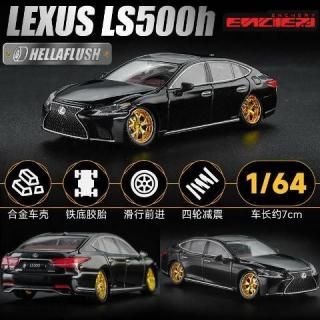 <img class='new_mark_img1' src='https://img.shop-pro.jp/img/new/icons1.gif' style='border:none;display:inline;margin:0px;padding:0px;width:auto;' />4ʹͽ ENCHERY 1/64 쥯 Lexus LC500 HellaFlush Lowside Ķĥ饤  Black Chrome Gold Wheel 300