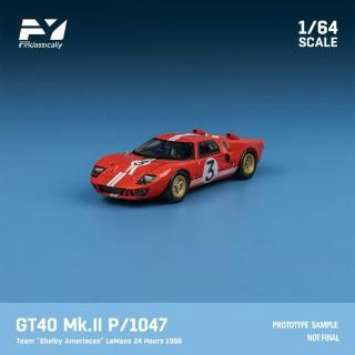 <img class='new_mark_img1' src='https://img.shop-pro.jp/img/new/icons1.gif' style='border:none;display:inline;margin:0px;padding:0px;width:auto;' />6ʹͽ Finclassically 1/64 GT40 Mk.II P1047 Shelby American LeMans 24 Hours 1966 #3 Red