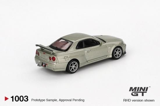 MINI GT 1/64 Nissan スカイライン GT-R R34 Vスペック II Nür