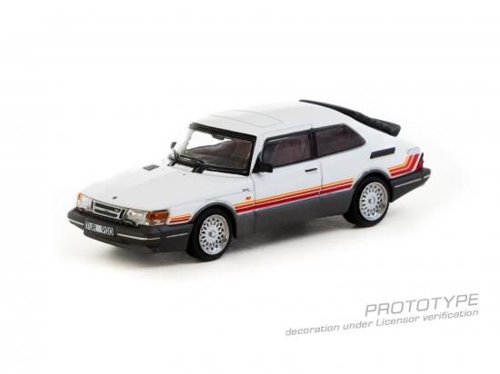 サーブ90　ミニカー　 1/43　NEO ホワイト Tarmac Works 1/64 サーブ Saab 900 Turbo White - ミニカー専門店