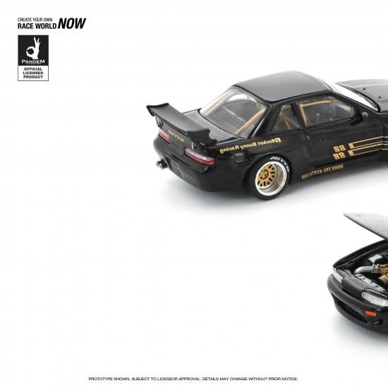 Poprace 1/64 PANDEM S13 BLACK Diecast Scale Model Car PR640289