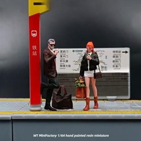 WT Minifactory 1/64 カップル 男女 二人組 フィギュア WT Minifactory 1/64 カップル 男女 二人組 フィギュア