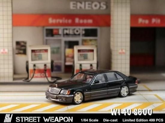 SW Street Weapon 1/64 メルセデス ベンツ Benz W140 S600 Black SW Street Weapon 1/64 メルセデス ベンツ Benz W140 S600 Black