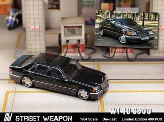 SW Street Weapon 1/64 メルセデス ベンツ Benz W140 S600 Black SW Street Weapon 1/64 メルセデス ベンツ Benz W140 S600 Black