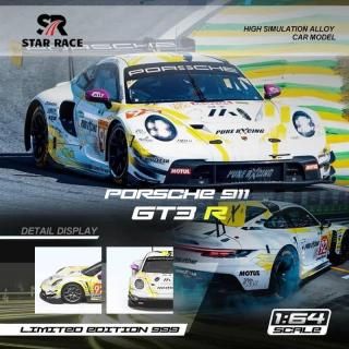 <img class='new_mark_img1' src='https://img.shop-pro.jp/img/new/icons1.gif' style='border:none;display:inline;margin:0px;padding:0px;width:auto;' />10ʹͽ STAR RACE 1/64 ݥ륷 Porsche 911 GT3 R Racing Car Yellow White #92