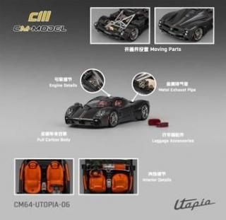 <img class='new_mark_img1' src='https://img.shop-pro.jp/img/new/icons1.gif' style='border:none;display:inline;margin:0px;padding:0px;width:auto;' />8ʹͽ CM MODEL 1/64 Pagani ȥԥ ե륫ܥ/ åɥ饤