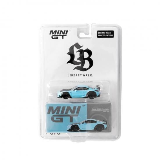 MINI GT 1/64 Toyota GR86 LB☆Nation Baby Blue -ミニカー専門店
