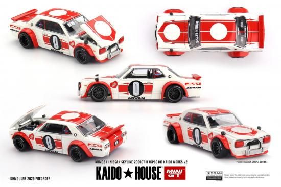 【海外限定】 KAIDO☆HOUSE 1/64 Nissan スカイライン 2000GT-R (KPGC10 ミニカー
