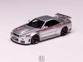 <img class='new_mark_img1' src='https://img.shop-pro.jp/img/new/icons1.gif' style='border:none;display:inline;margin:0px;padding:0px;width:auto;' />9ʹͽ Cars' Lounge 1/64  Skyline GT-R R34 NISMO Z-TUNE Nismo Edition Z-TUNE Silver