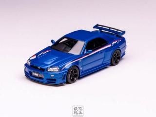 <img class='new_mark_img1' src='https://img.shop-pro.jp/img/new/icons1.gif' style='border:none;display:inline;margin:0px;padding:0px;width:auto;' />9ʹͽ Cars' Lounge 1/64  Skyline GT-R R34 NISMO Z-TUNE Nismo Edition Bayside Blue
