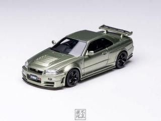 <img class='new_mark_img1' src='https://img.shop-pro.jp/img/new/icons1.gif' style='border:none;display:inline;margin:0px;padding:0px;width:auto;' />9ʹͽ Cars' Lounge 1/64  Skyline GT-R R34 NISMO Z-TUNE Millenium Jade