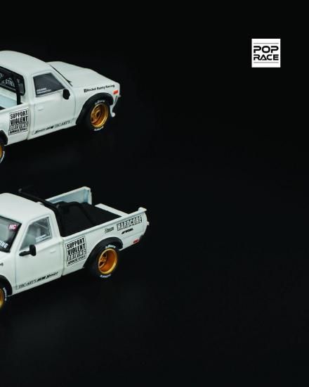 【タイ ダイキャスト EXPO 限定 】 POP RACE ダットサン 620 POP RACE】164 パンデム ダットサン 620 ブルー (NEW TOOLING