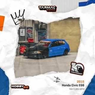 <img class='new_mark_img1' src='https://img.shop-pro.jp/img/new/icons1.gif' style='border:none;display:inline;margin:0px;padding:0px;width:auto;' />11ʹͽ Tarmac Works 1/64 ۥ ӥå Honda Civic EG6 Tarmac Works 10th Anniversary  ޥå10ǯǰ