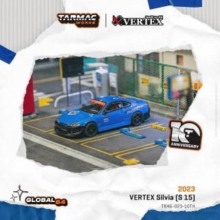 <img class='new_mark_img1' src='https://img.shop-pro.jp/img/new/icons1.gif' style='border:none;display:inline;margin:0px;padding:0px;width:auto;' />11ʹͽ Tarmac Works 1/64 VERTEX Silvia (S 15) Tarmac Works 10th Anniversary - ޥå10ǯǰ