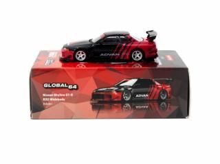 <img class='new_mark_img1' src='https://img.shop-pro.jp/img/new/icons1.gif' style='border:none;display:inline;margin:0px;padding:0px;width:auto;' />8ʹͽ Tarmac Works 1/64 Nissan Skyline GT-R R32 ADVAN Widebody JCCS Special Edition